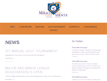 Tablet Screenshot of miracleleagueofottawa.com